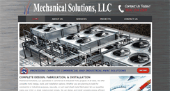 Desktop Screenshot of mechanical-solutionsllc.com